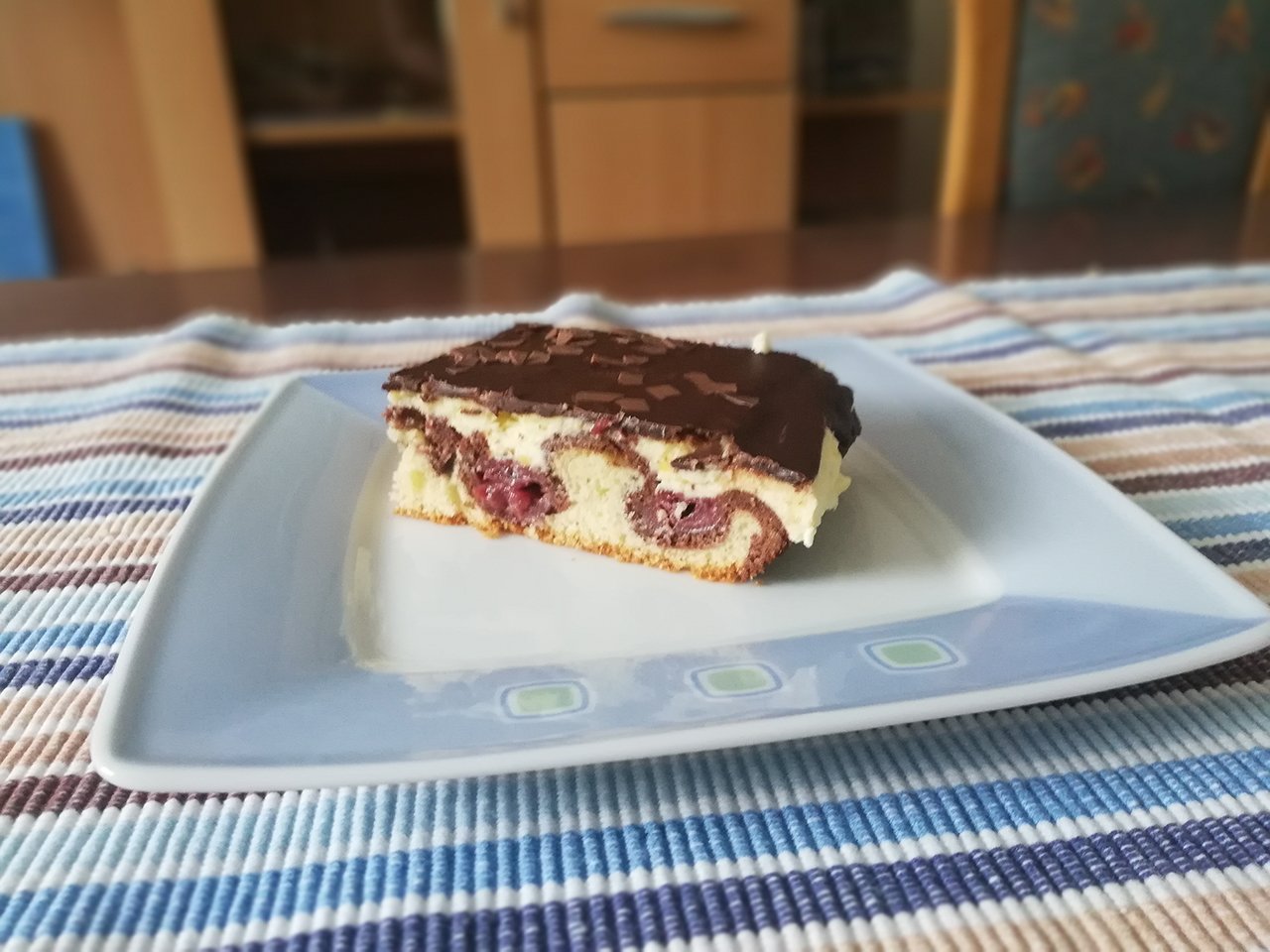 Rezept klassischer Donauwellen Kuchen - | Kaffe Kajüte