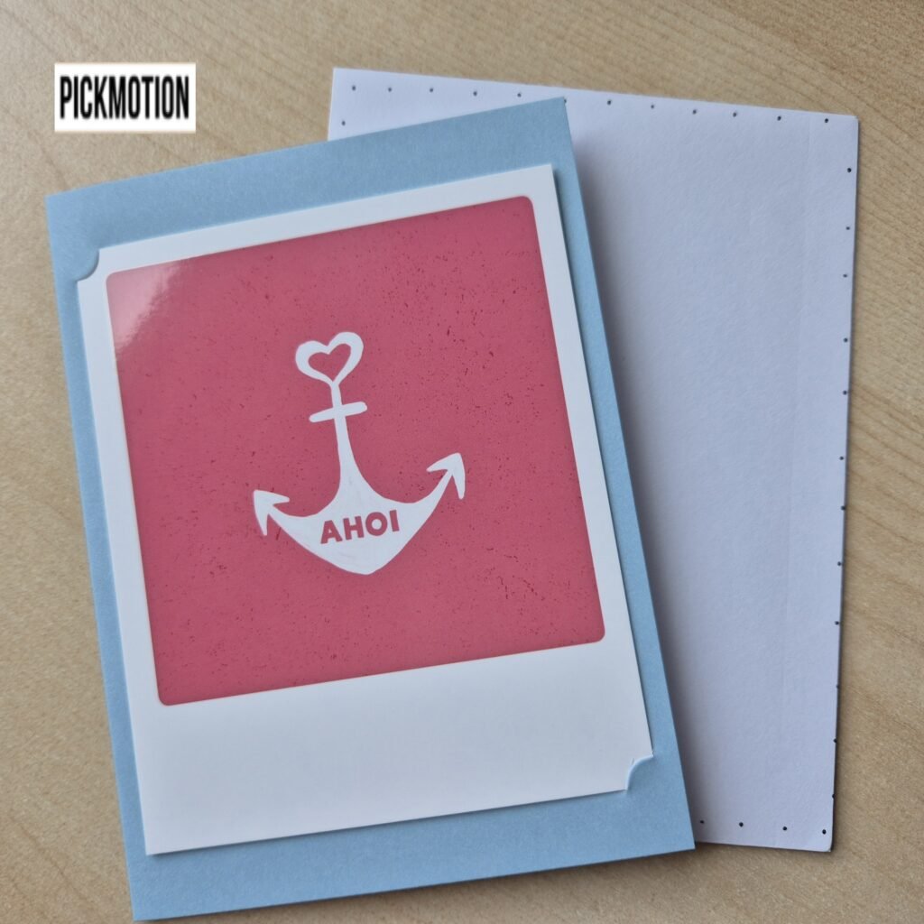 Klappkarte "ahoi - anker" von Pickmotion (klein)