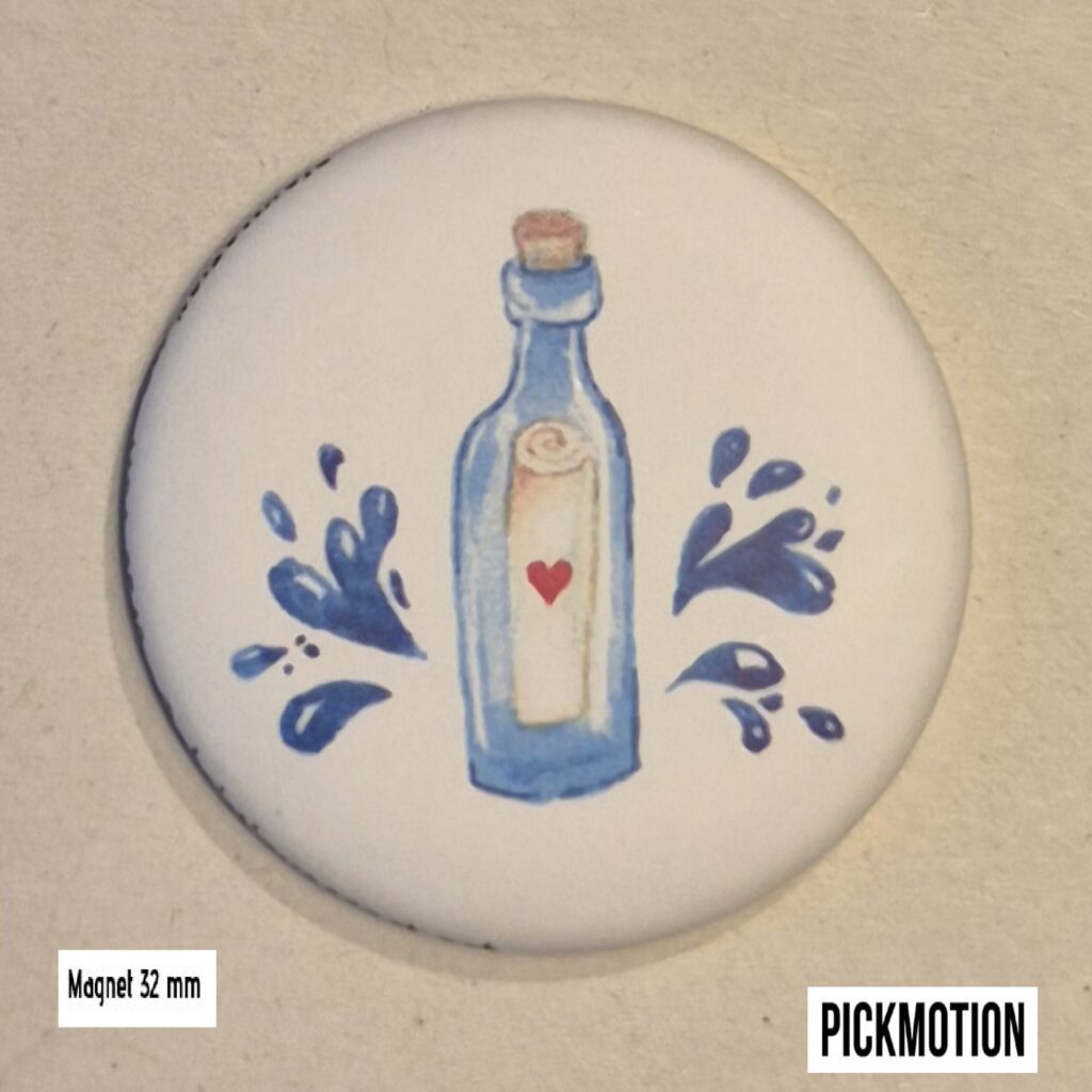 "Flaschenpost" Magnet-S von Pickmotion