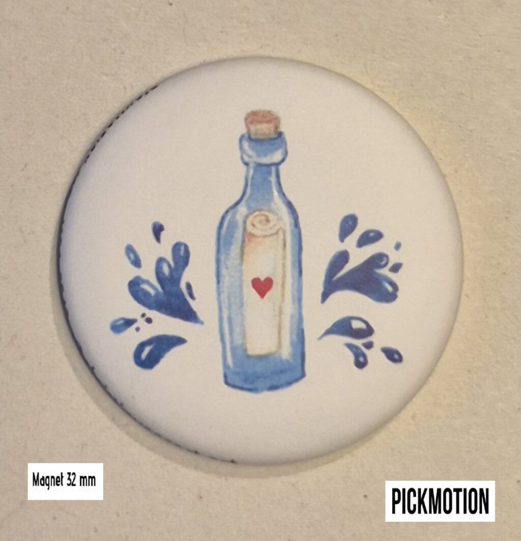 "Flaschenpost" Magnet-S von Pickmotion