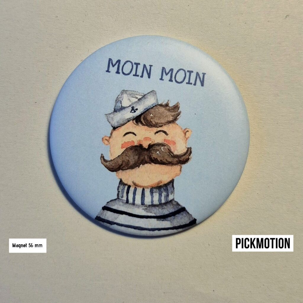 "Moin Moin" Magnet-M von Pickmotion