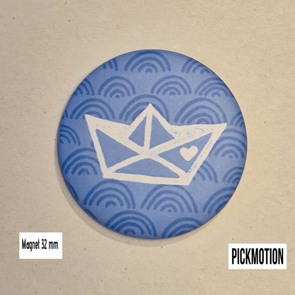 "Papierboot" Magnet-S von Pickmotion