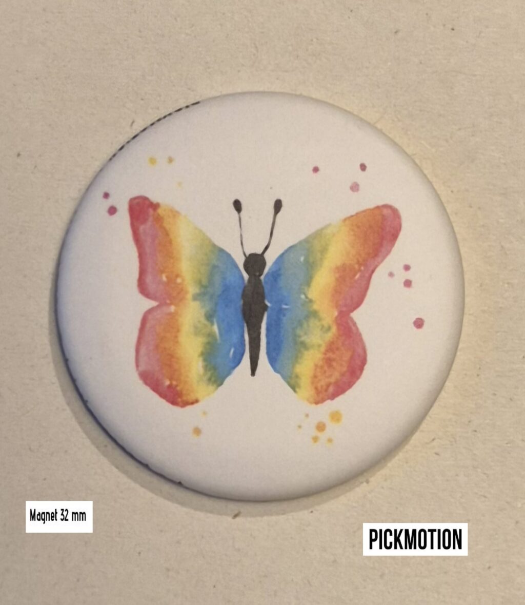 "Schmetterling" Magnet-S von Pickmotion