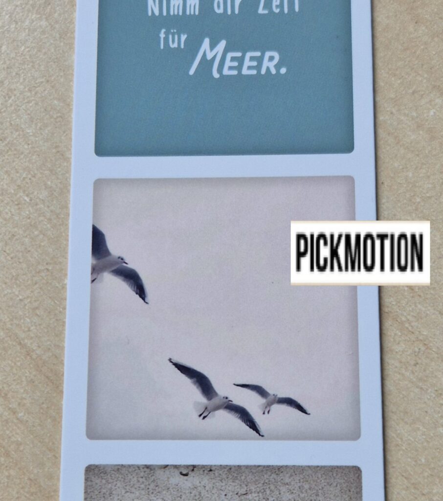 Lesezeichen "Nimm dir Zeit für Meer" von Pickmotion