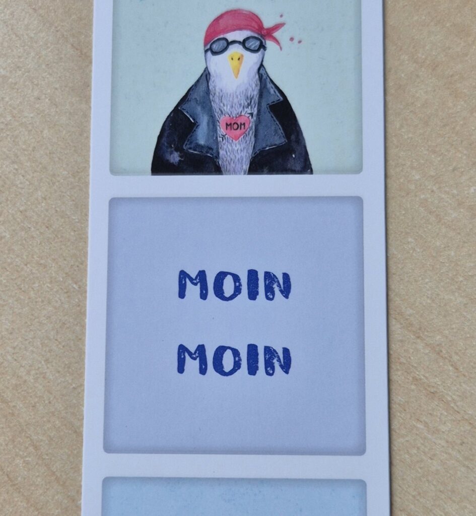 Lesezeichen "Moin" von Pickmotion